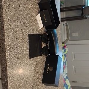 Vintage Black Versace glasses